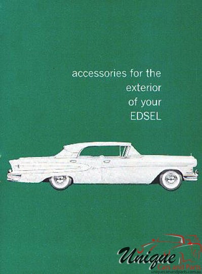 1958 Edsel Accessories Brochure Page 10